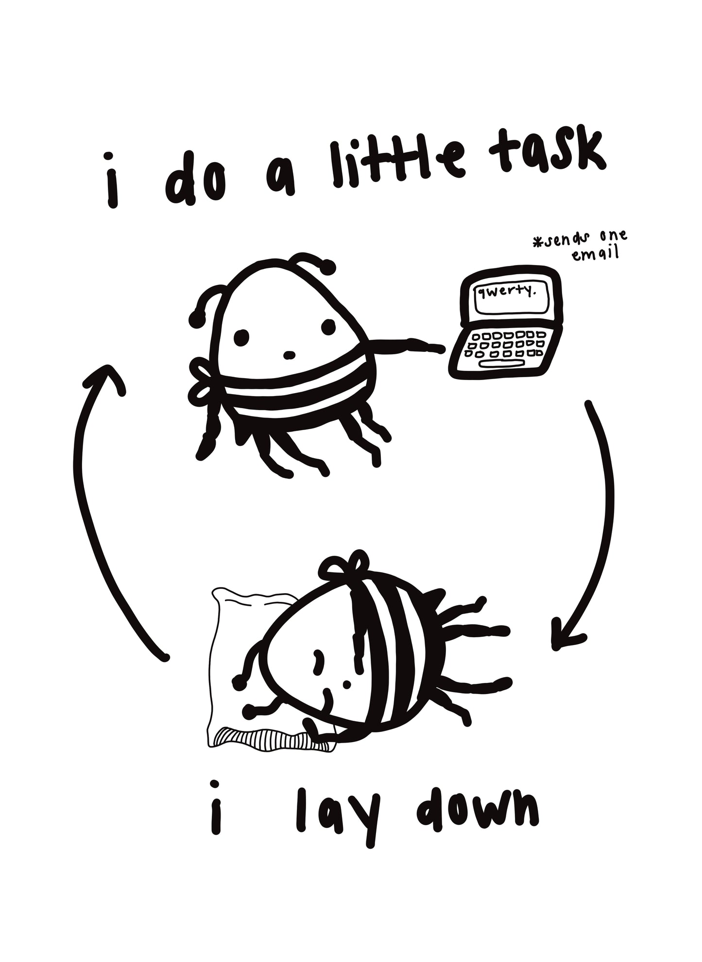 little tasks tote bag